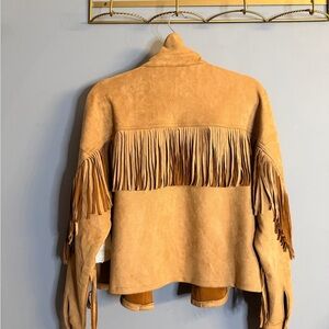 Altar’d State Faux Suede Fringe Jacket – New With Tags (Size Small)